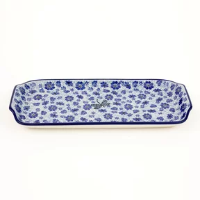 Tacka z uszkami 410 32/14,5 cm <br> 1443X Ważka w kwiatach